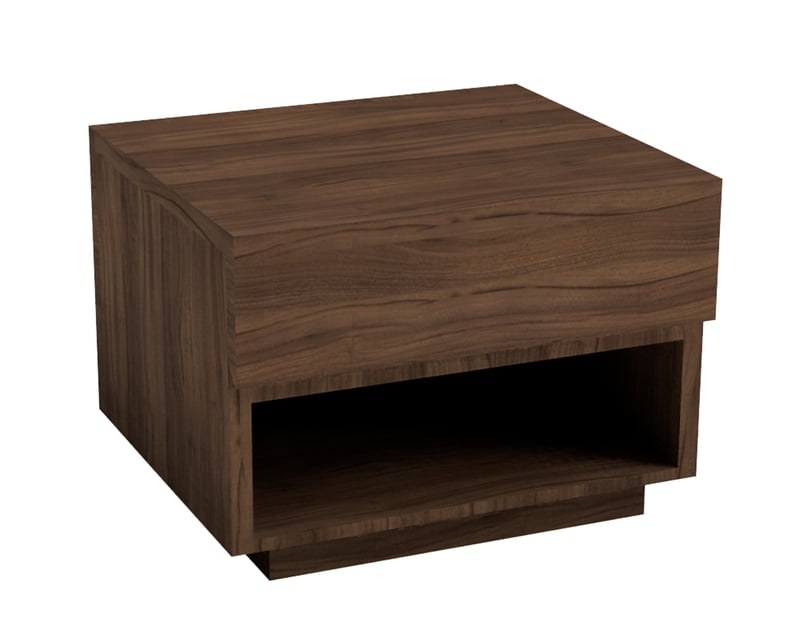 Bedside Table HYMN WALNUT, NATURAL