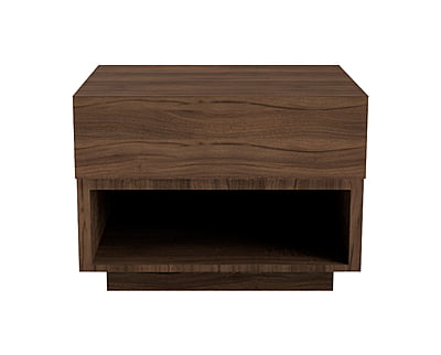 Bedside Table HYMN WALNUT, NATURAL