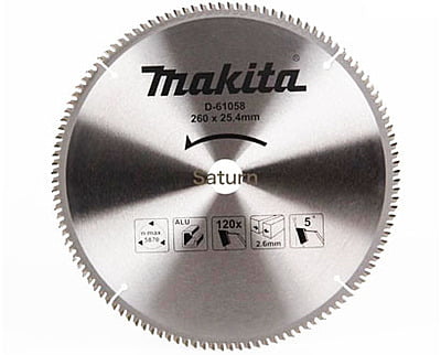 Makita T.C.T.Saw Blade For Alumi 260X25X120T